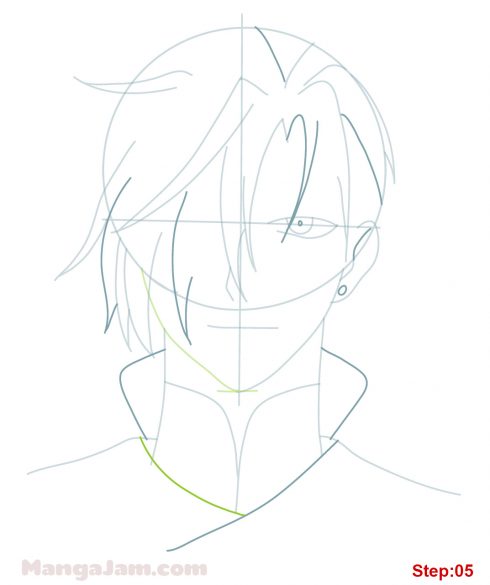 How to Draw Jae-Ha from Akatsuki No Yona - MANGA-JAM.com