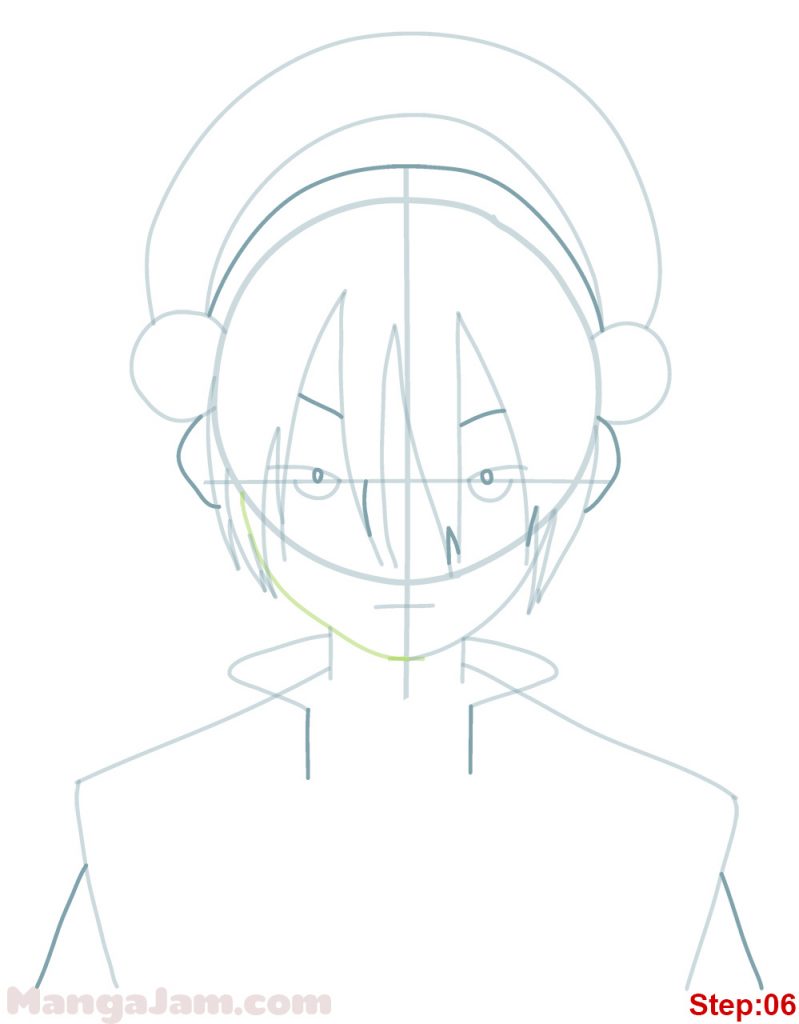 How to Draw Toph from Avatar - MANGA-JAM.com