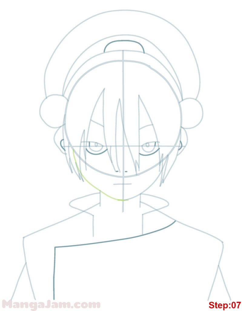 How to Draw Toph from Avatar - MANGA-JAM.com